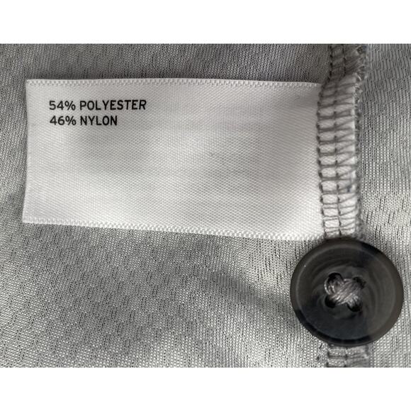 Duluth Trading Mens Gray Relaxed Fit Short Sleeve Polo Size 2XL Zipper Pocket - Picture 5 of 6